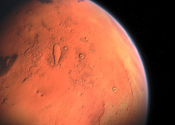Embouteillages sur la route de Mars